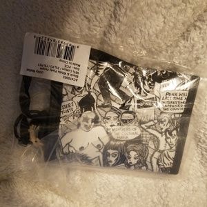 NWT Doc Martens Black & White Nylon Wallet